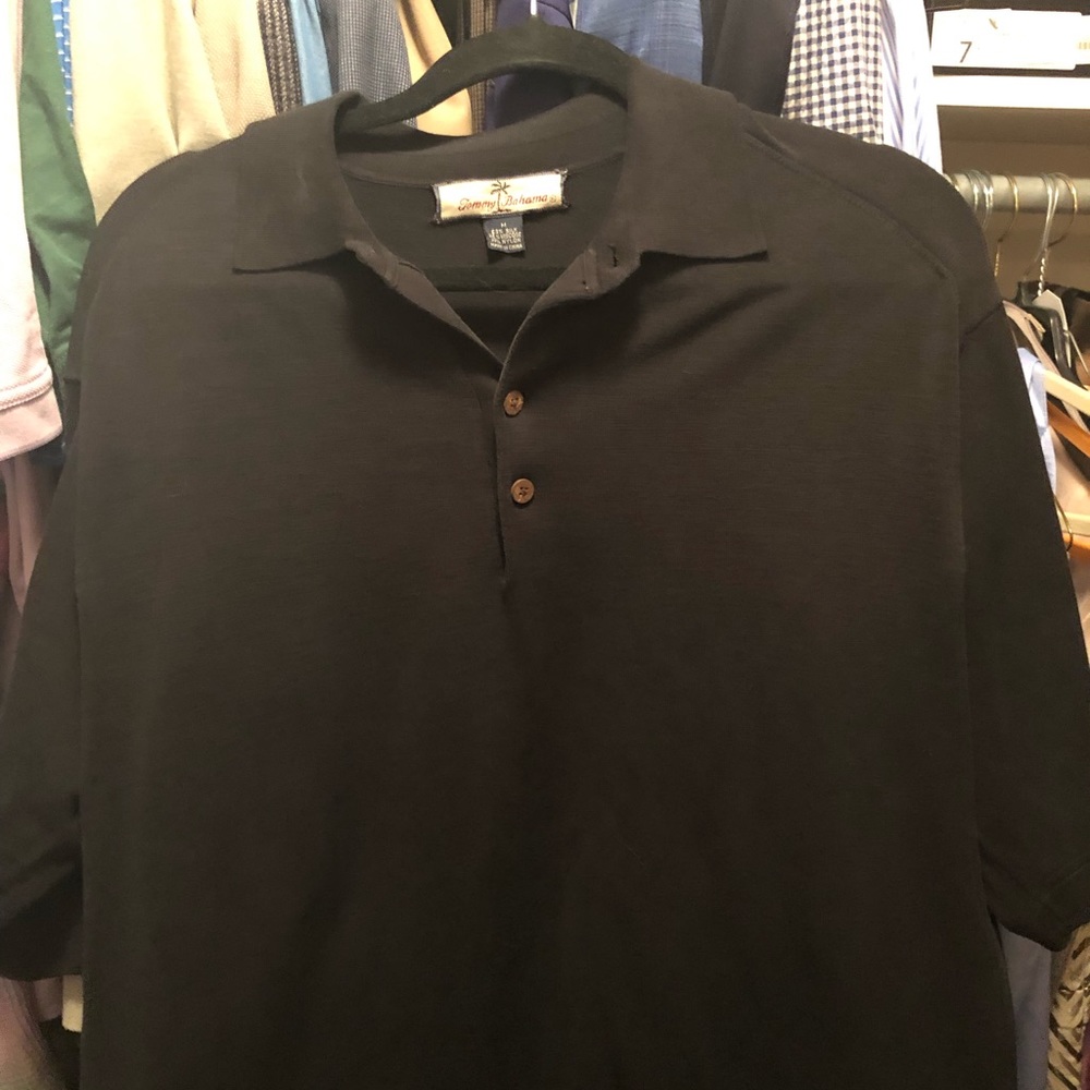 Tommy Bahama Black short sleeve shirt